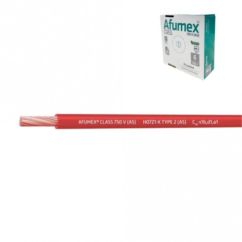 Cablecillo h07z1-k(as) 1,5 mm² rojo euro/m