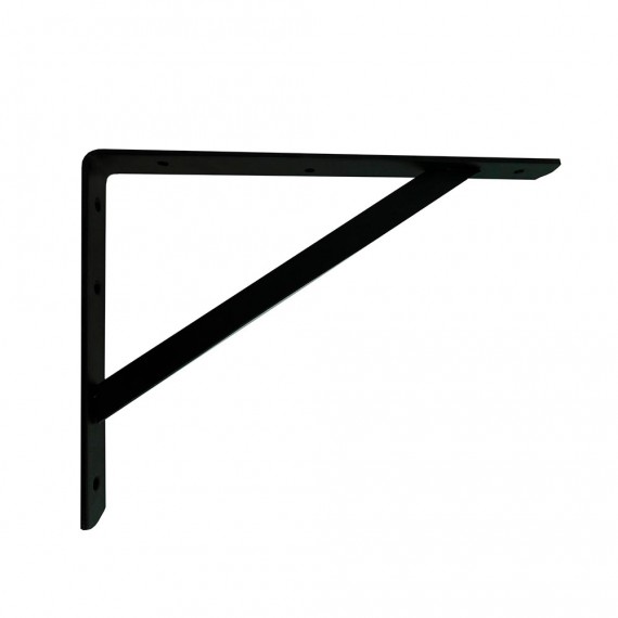 Escuadra reforzada plm04 negro 600 x 400 mm