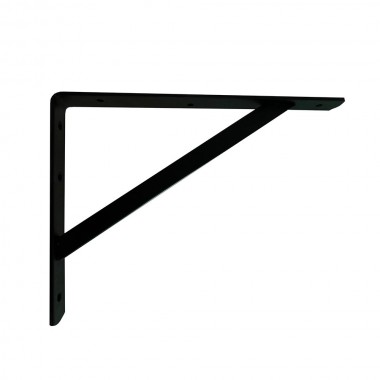 Escuadra reforzada plm04 negro 600 x 400 mm
