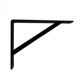 Escuadra reforzada plm04 negro 600 x 400 mm