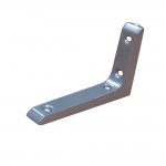 Escuadra aluminio plm07 gris 300 x 200 mm