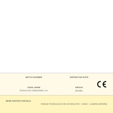 Regleta ciega transparente 10 polos 2,5 mm²