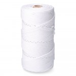 Cordón trenzado polipropileno blanco, calibre 5 mm x 200 m