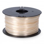 Cordón multifilamento revestido pvc blanco, calibre 5 mm x 100 m