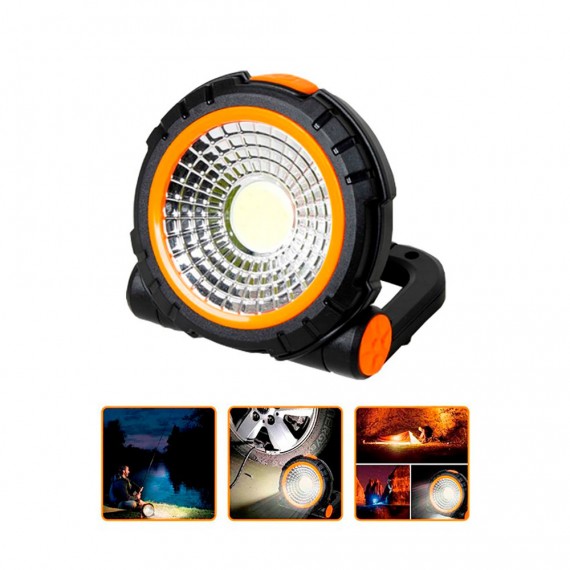 Linterna mini proyector led 3 w negra 3 x aaa ( no incluidas ), presentada en expositor 12 uds