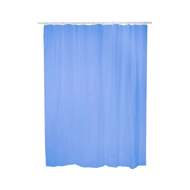 Cortina de baño basic azul 140 x 180 cm