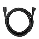 Flexo de ducha de acero inoxidable 150 cm negro