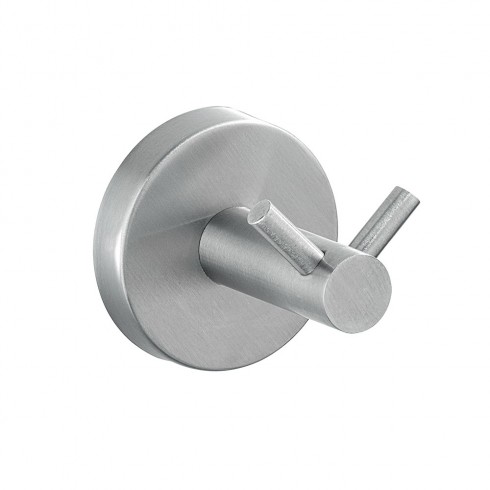 Percha doble bosio de acero inoxidable