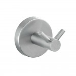 Percha doble bosio de acero inoxidable
