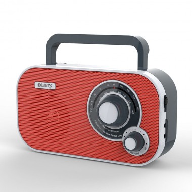 Radio am/fm cr 1140 roja, 21 x 5,6 x 12 cm