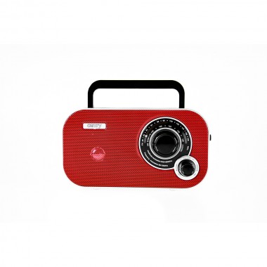 Radio am/fm cr 1140 roja, 21 x 5,6 x 12 cm