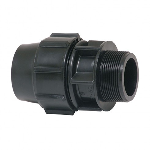 Enlace mixto rosca macho polipropileno 25 mm x 3/4"