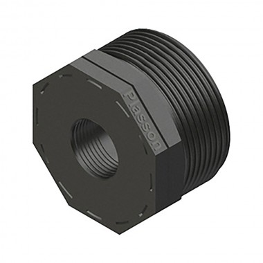 Reducción rosca macho/hembra polipropileno 1" x 3/4"