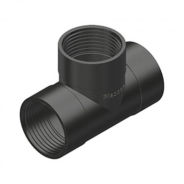 Conexión t igual rosca hembra 1/2" polipropileno