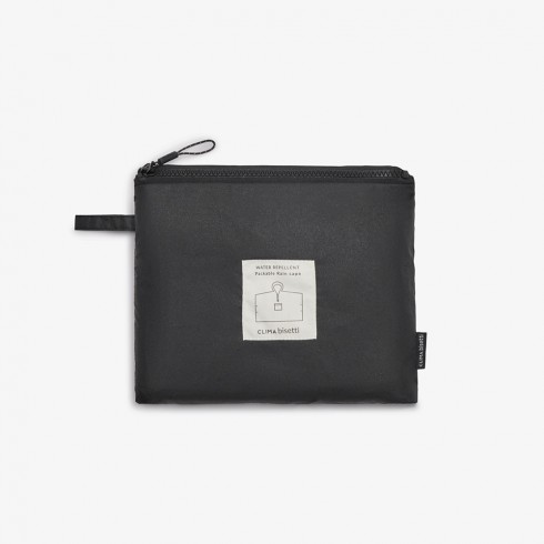 Poncho chubasquero plegable negro