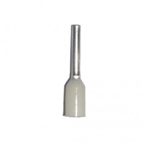 Puntera aislada 00,50 mm², blanca, 100 uds