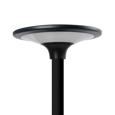 Luminaria solar led negra, ip65, 20 w 2300 im 4000 k