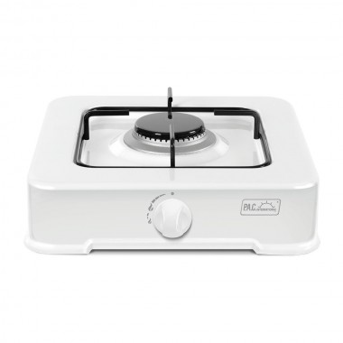 Cocina de gas esmaltada blanca 1 fuego