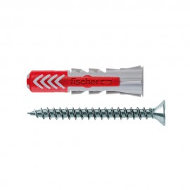 Tacos duopower t ø6 x 30 mm + tornillos ø4,5 x 40 mm, bote 375 uds