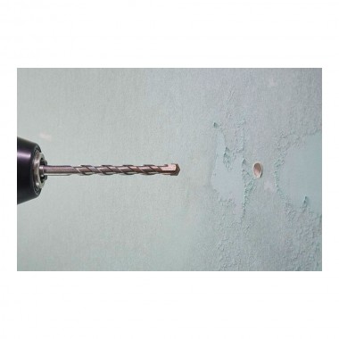 Broca para hormigón filo de carburo de tungsteno, ø10 x 120 mm