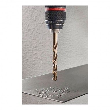 Broca para metal hss cobalto rectificada, ø3,5 x 70 mm