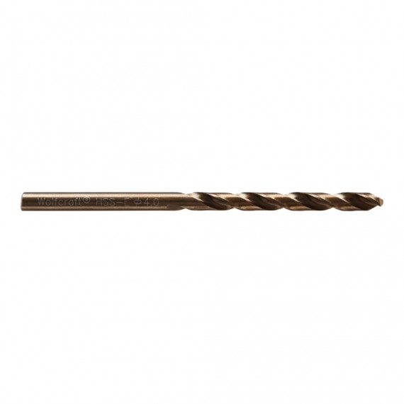 Broca para metal hss cobalto rectificada, ø4x 75 mm