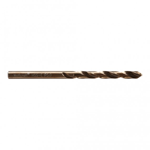 Broca para metal hss cobalto rectificada, ø5x 86 mm