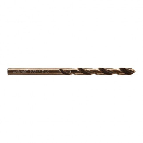 Broca para metal hss cobalto rectificada, ø5x 86 mm