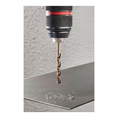 Broca para metal hss cobalto rectificada, ø6 x 93 mm