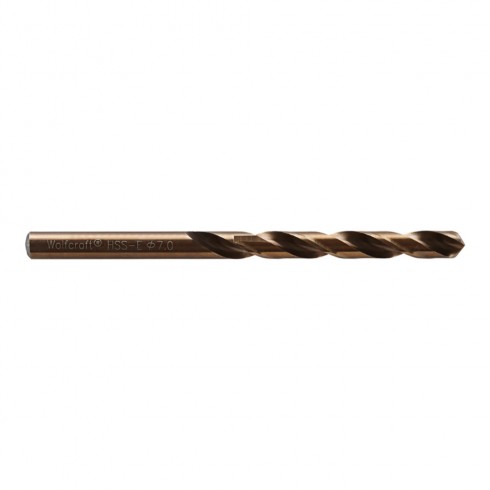 Broca para metal hss cobalto rectificada, ø7x 109 mm