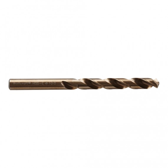 Broca para metal hss cobalto rectificada, ø10 x 133 mm