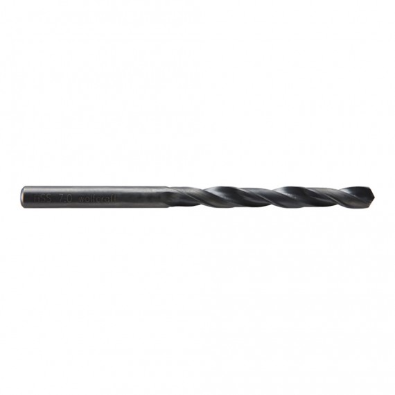 Broca para metal hss, forja por laminación, ø7 x 109 mm