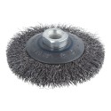 Cepillo cónico de alambre de acero, rosca m14, ø100 x 15 mm