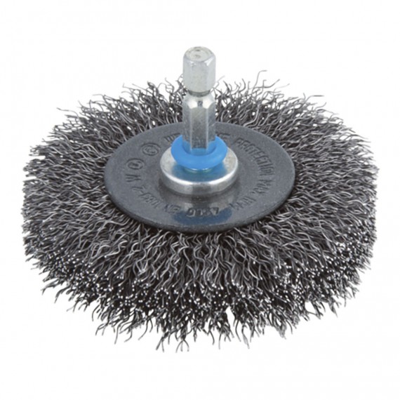 Cepillo de disco de alambre de acero ø75 x 16 mm
