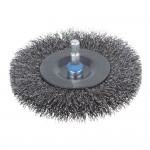 Cepillo de disco de alambre de acero ø100 x 16 mm
