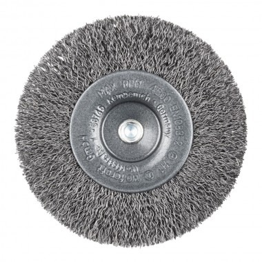 Cepillo de disco de alambre de acero ø100 x 16 mm
