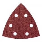 Hoja lija triangular autoadhesiva para madera/metal gr240 95 mm, 5 uds