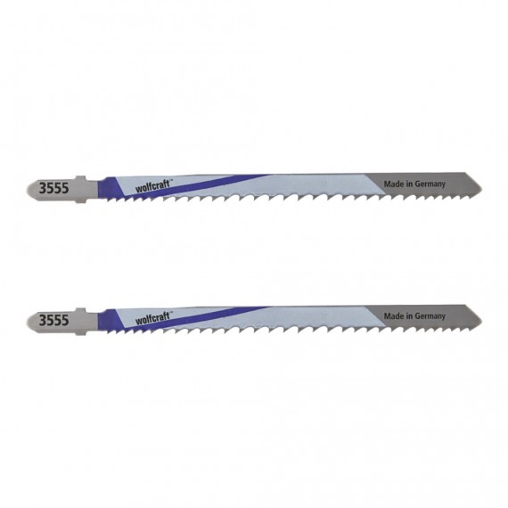 Hoja de sierra de calar bimetal 130 mm vástago t 2 uds