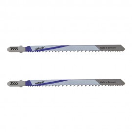 Hoja de sierra de calar bimetal 130 mm vástago t 2 uds