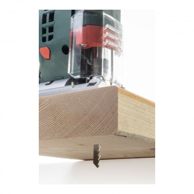 Hoja de sierra de calar hcs 100 mm vástago t madera corte basto 2 uds