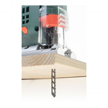 Hoja de sierra de calar hcs 100 mm, vástago t madera corte fino 2 uds