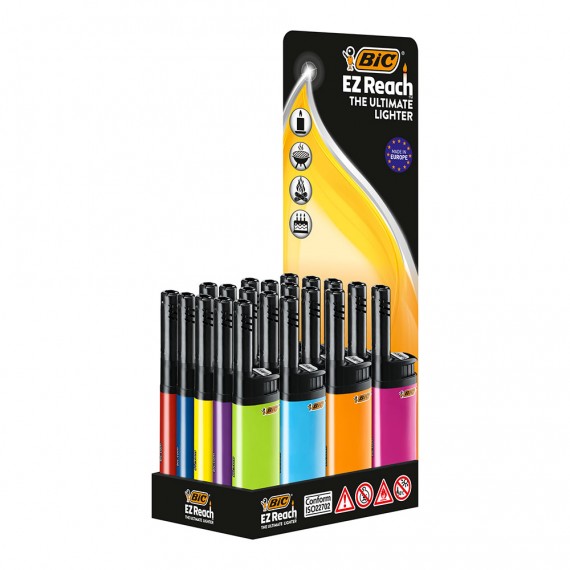 Encendedor multiusos ez reach colores surtidos expositor 20 uds
