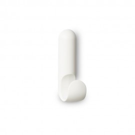 Colgador adhesivo atlas blanco