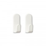 Colgador adhesivo taga blanco, 2 uds