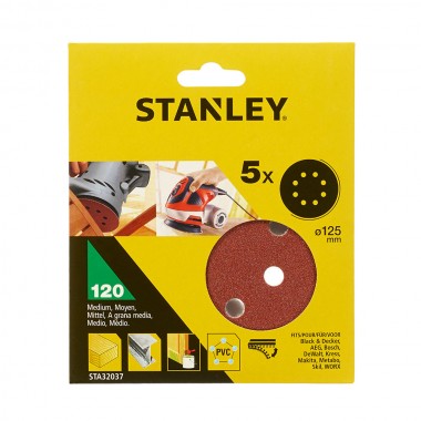 Discos lijadora roto-orbital 120 g ø125 mm - 5 uds