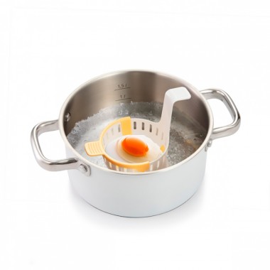 Utensilio para huevos escalfados presto