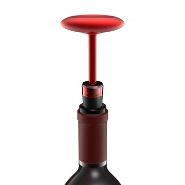 Tapón con bomba de vacío vino