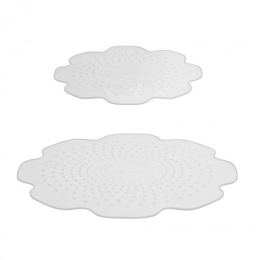 Tapas flexibles de silicona 4food, ø17 y 23 cm, 2 uds