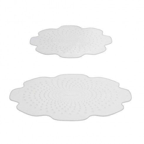 Tapas flexibles de silicona 4food, ø17 y 23 cm, 2 uds