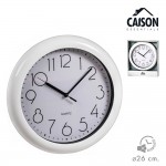 Reloj pared blanco y negro ø 25 cm